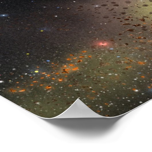 Poster Nain blanc déchiquetant une planète (Coin)