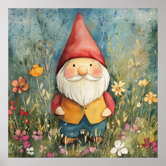 Poster Nain de jardin (Devant)