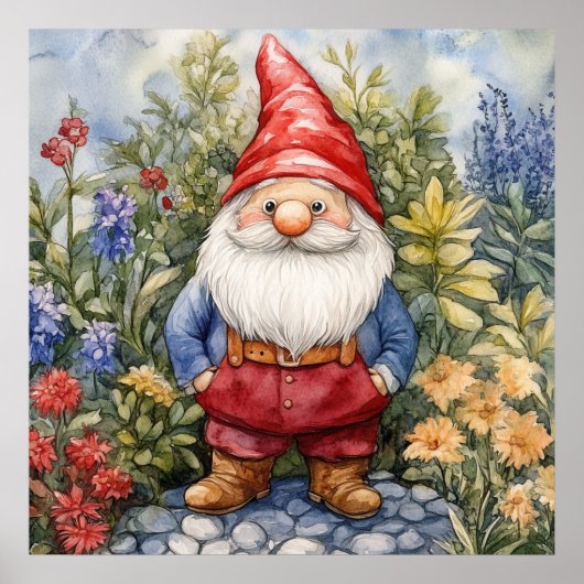 Poster Nain de jardin (Devant)