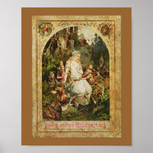 Poster Nains blancs et sept de neige