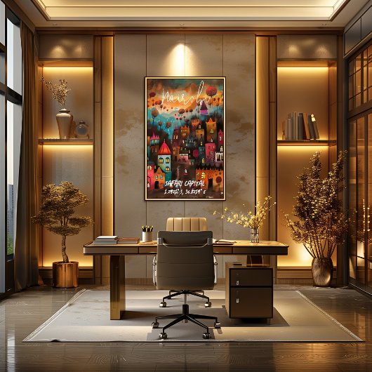 Poster Nairobi: Capital del Safari