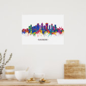 Poster Nairobi Kenya Skyline (Cuisine)