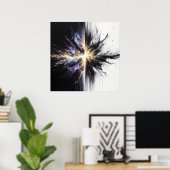 Poster Naissance de Deux Mondes (Bureau à domicile)