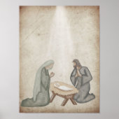 Poster Naissance de Jésus, Œuvre d'art murale des Écritur (Devant)