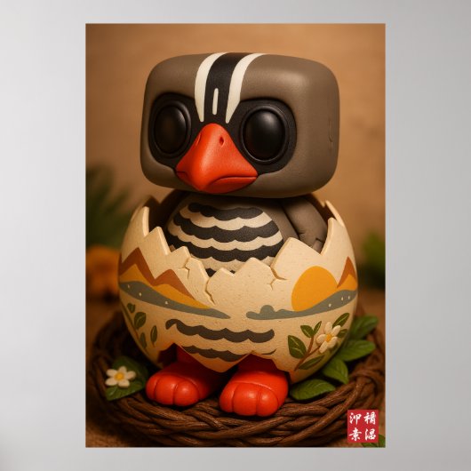 Poster Naissance de Kagu. (Devant)