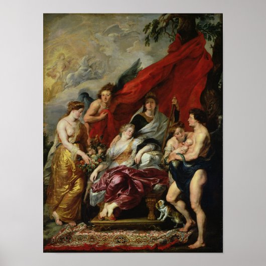Poster Naissance de Louis XIII à Fontainebleau (Devant)
