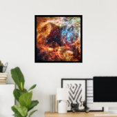 Poster Naissance de Stars Tarantula Nebula Bordure noire (Bureau à domicile)