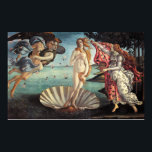 Poster Naissance de Vénus<br><div class="desc">Naissance de Vénus,  une autre des oeuvres d'art de Sandro Botticelli. Cette belle impression d'art montre dans toute sa gloire,  l'attention aux détails dans un éclat de couleur.</div>
