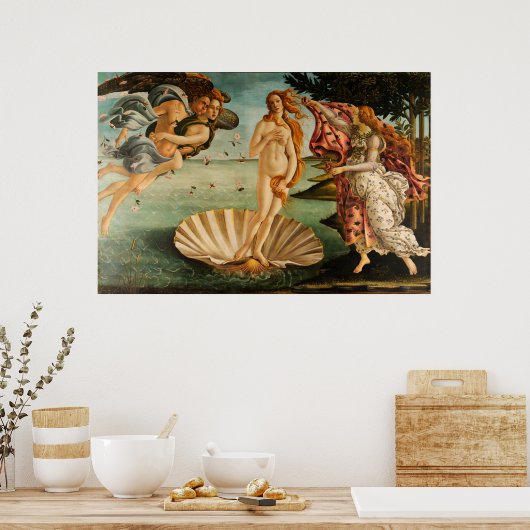 Poster Naissance De Vénus Botticelli (Cuisine)