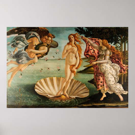 Poster Naissance De Vénus Botticelli (Devant)