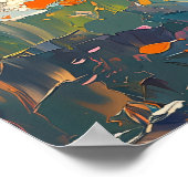 Poster Naissance de Vénus inspirée de l'impressionnisme (Coin)