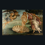 Poster Naissance de Vénus par Botticelli<br><div class="desc">La nascita di Venere 1483-1485 Sandro Botticelli, 1445-1510 Le tableau a été commandé par Lorenzo di Pierfrancesco de’Medici, un cousin de Lorenzo le Magnifique. Le thème a probablement été suggéré par l'humaniste Poliziano. Il représente Vénus né de la mousse de mer, soufflé par le vent de l'ouest, Zephyr, et la...</div>