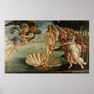 Poster Naissance de Vénus par Botticelli
