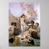 Poster Naissance de Vénus par William-Adolphe Bouguereau (Devant)
