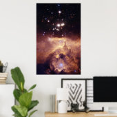 Poster Naissance des étoiles (Bureau à domicile)