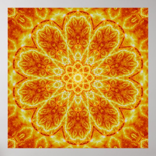 Poster Naissance d'un Mandala Soleil (Devant)