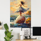 Poster Naissance impressionniste inspirée de Vénus (Bureau à domicile)