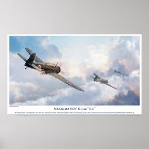 Poster Nakajima B6N Tenzan