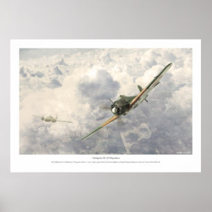 Poster Nakajima Ki-43 Hayabusa