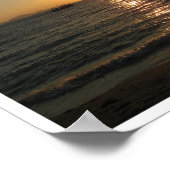Poster Naklua Beach Sunset .. Pattaya, Chonburi, Thaïland (Coin)