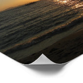 Poster Naklua Beach Sunset .. Pattaya, Chonburi, Thaïland (Coin)