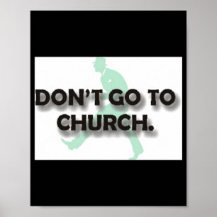 Poster Nallez Pas à l'Église