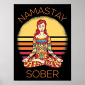Poster Namastay Sober I (Devant)