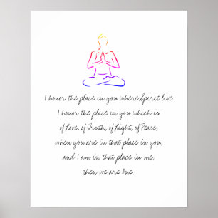 Poster Namaste défini