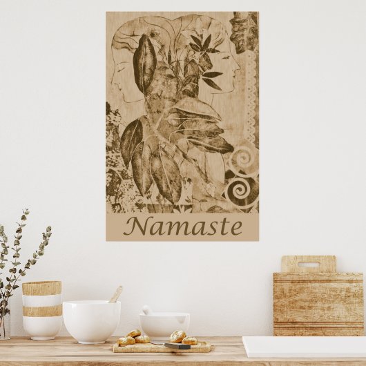 Poster Namaste Goddesses Lithograph 24" x 36" (Cuisine)