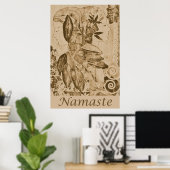 Poster Namaste Goddesses Lithograph 24" x 36" (Bureau à domicile)