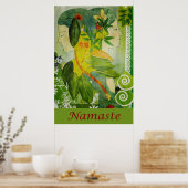 Poster Namaste Green Goddesses 24" x 36" (Cuisine)