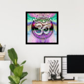 Poster Namaste l'esprit en moi honore l'esprit en vous (Bureau à domicile)