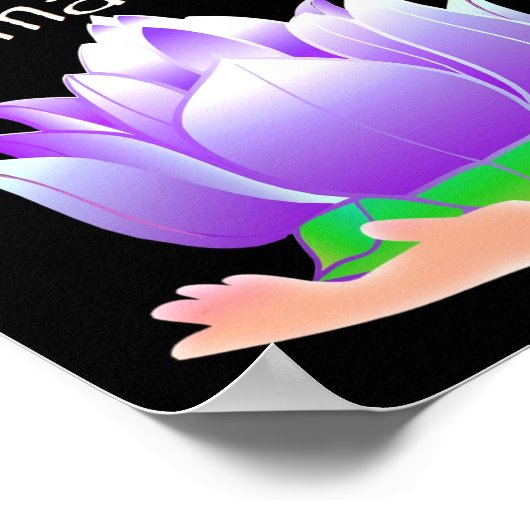 Poster Namaste' Lotus (Coin)