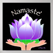 Poster Namaste' Lotus (Devant)