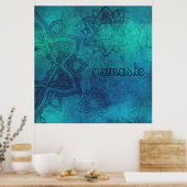 Poster Namaste Mandala en détresse (Cuisine)