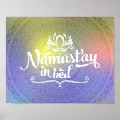 Poster Namaste Mandala Funny Citation CUSTOMIZABLE (Devant)