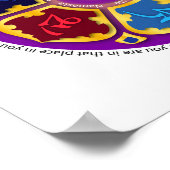 Poster Namaste Mandala - violet (Coin)