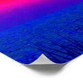 Poster Namaste Mindfulness Méditation et Yoga Zen Sunset (Coin)