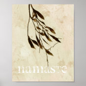 poster namaste nature art zen (Devant)