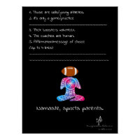 Namaste, Parents de Sport Néon Rouge et Bleu Footb