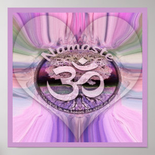 Poster Namaste Rainbow