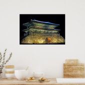 Poster Namdaemun Gate Séoul (Cuisine)