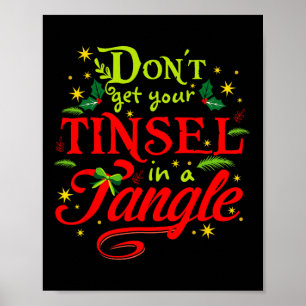 Poster N'amenez pas votre minet dans un Noël astucieux