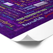 Poster names of God print (Coin)