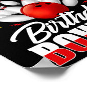 Poster Nana Du Bowler Anniversaire Bowling Party Cel (Coin)