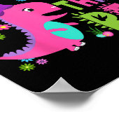 Poster Nana Of The Three Rex Dinosaur T-rex 3e anniversai (Coin)