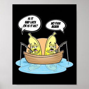 Poster Nanas Pêcheur C'Est La Chance Pour Nous