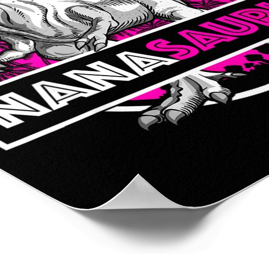 Poster Nanasaurus T-rex Matching Funny Grandma Saurus Din (Coin)