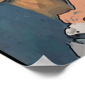 Poster Nancy am breakfast mit Flowersl, Matisse Art (Coin)