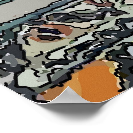 Poster Nancy at Window, Matisse Style (Coin)